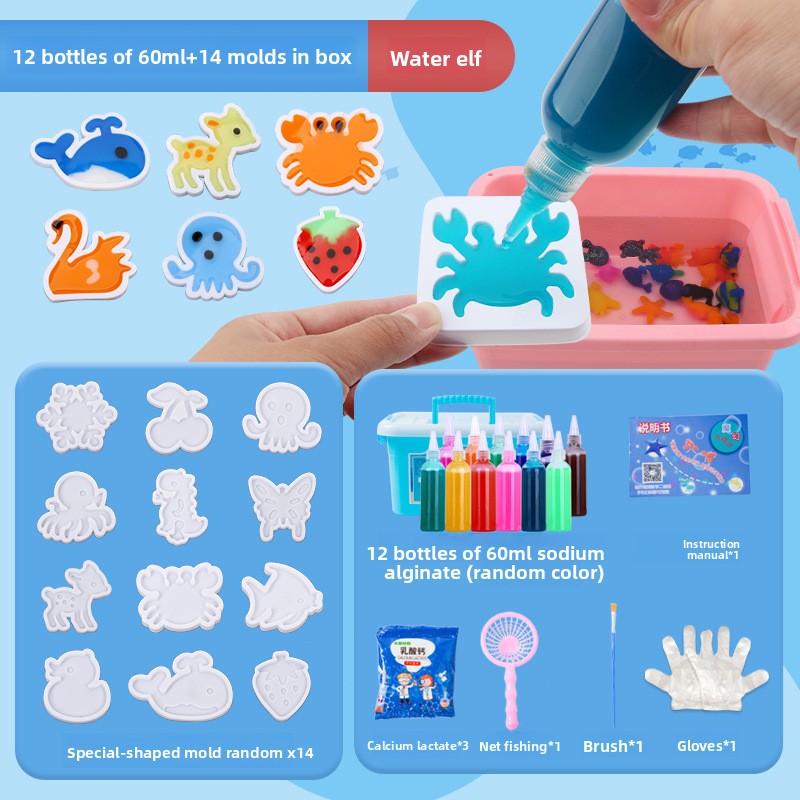 DIY Water Elf Pearlescent Solution Toy Kit