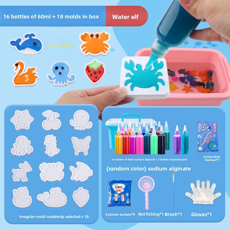 DIY Water Elf Pearlescent Solution Toy Kit