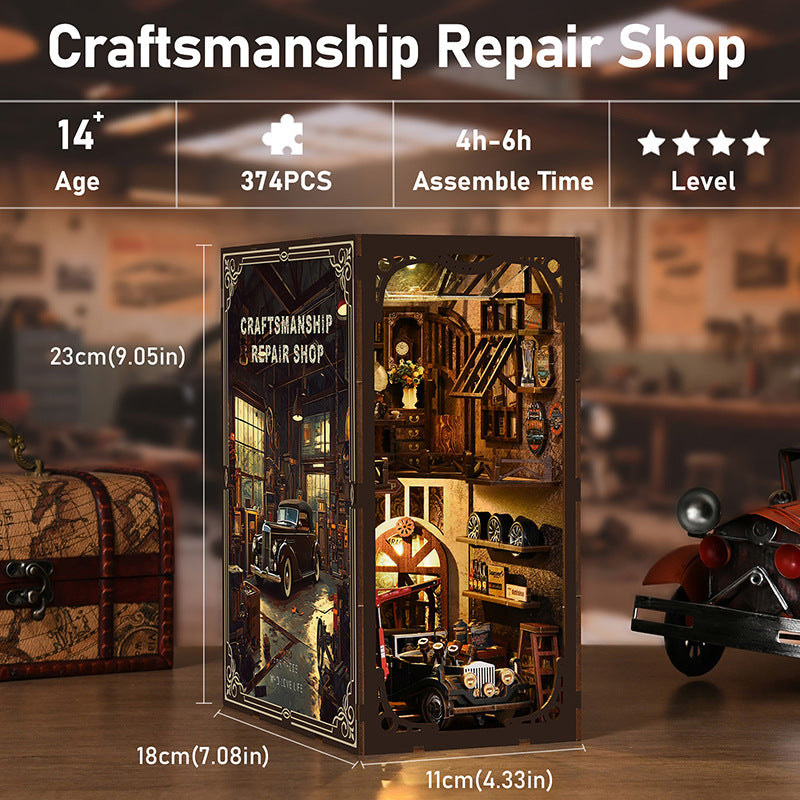 DIY Wooden Bookend Model Kits