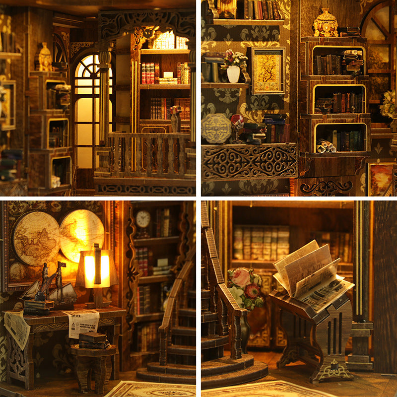 DIY Wooden Bookend Model Kits