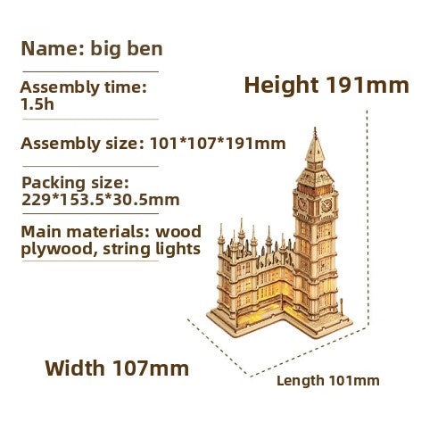 DIY Wooden Model Kit