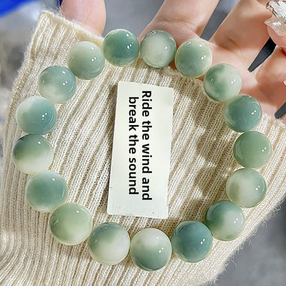 dizzy Rouge round beads Bodhi root bracelets