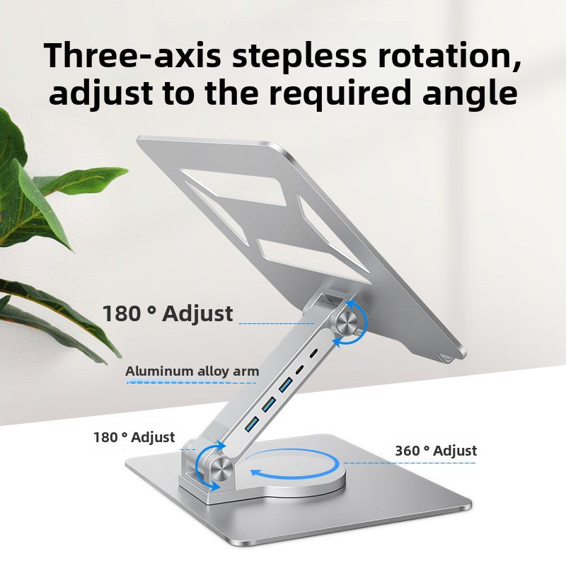 Docking station computer stand