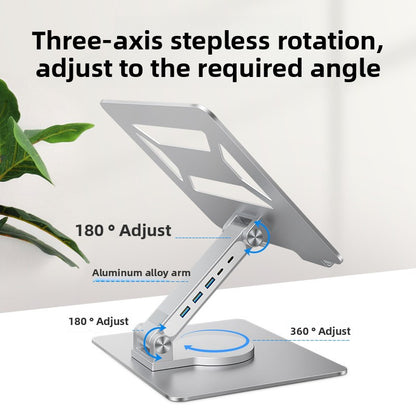 Docking station computer stand