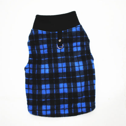 Dog autumn and winter fleece leash