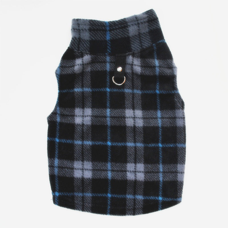 Dog autumn and winter fleece leash