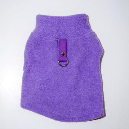 Dog autumn and winter fleece leash