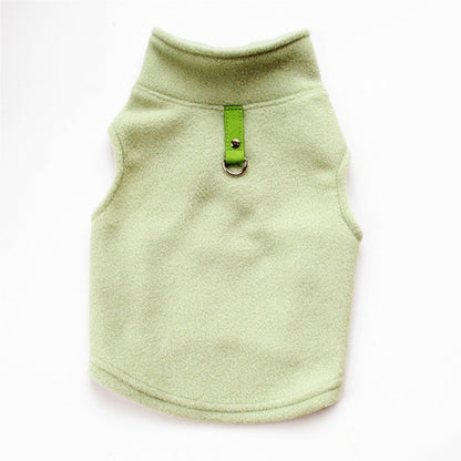 Dog autumn and winter fleece leash
