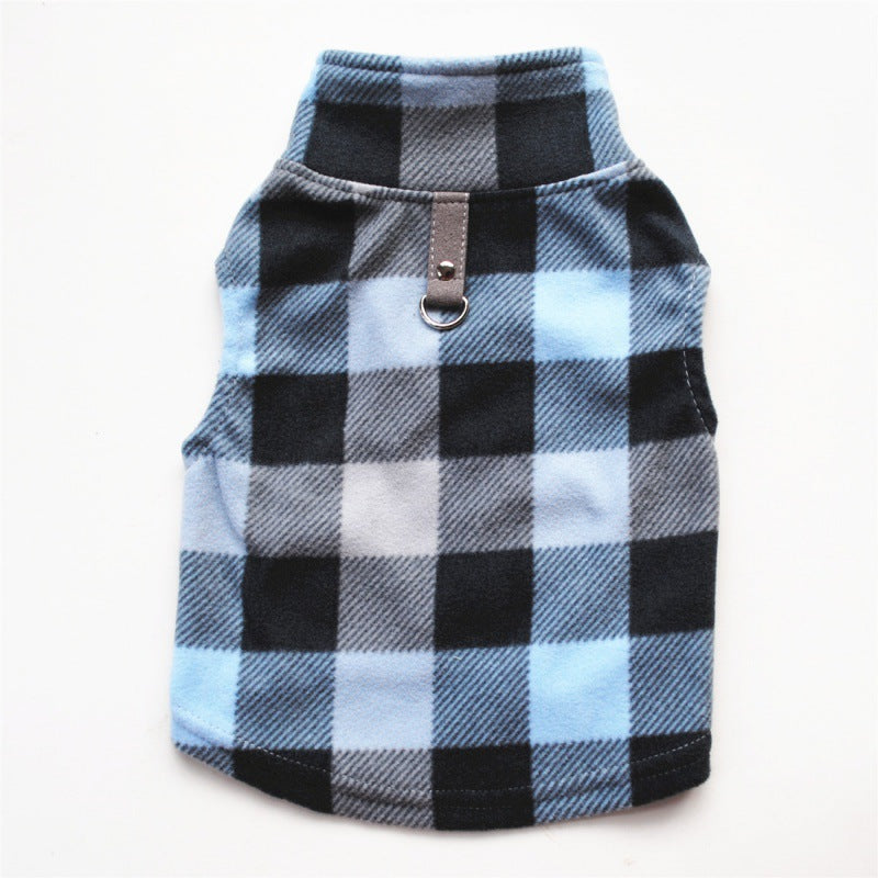 Dog autumn and winter fleece leash