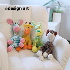 Green dog (teething fabric + sound)