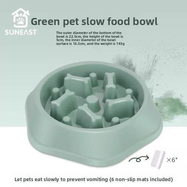 Dog Bowl and Feeder Anti-Tipping Anti-Choking Slow Feeder for Golden Retrievers Large Dogs Pet Slow Feeding Bowl Dog Food Bowl Pet Slow Feeder Dog Accessories