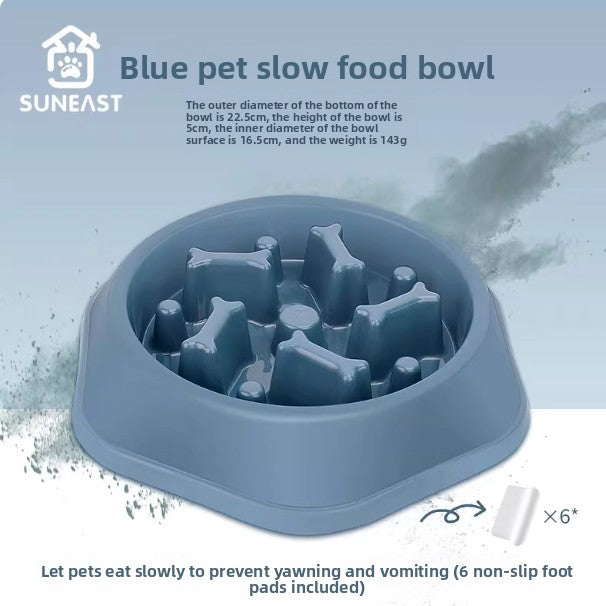 Dog Bowl and Feeder Anti-Tipping Anti-Choking Slow Feeder for Golden Retrievers Large Dogs Pet Slow Feeding Bowl Dog Food Bowl Pet Slow Feeder Dog Accessories