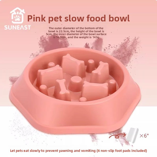 Dog Bowl and Feeder Anti-Tipping Anti-Choking Slow Feeder for Golden Retrievers Large Dogs Pet Slow Feeding Bowl Dog Food Bowl Pet Slow Feeder Dog Accessories