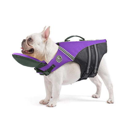 Dog Buoyancy Vest with Reflective Strips