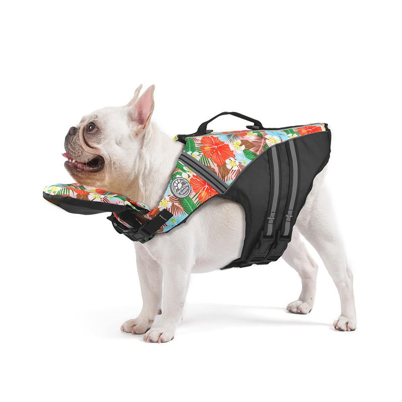 Dog Buoyancy Vest with Reflective Strips