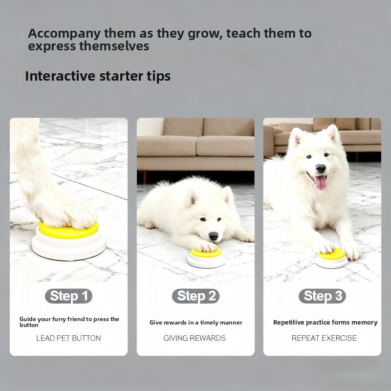 Dog Button Talking Pet Training Voice Recorder