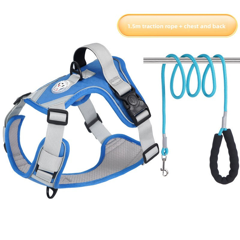 Dog Chest Strap Traction Rope Vest Type Large Dog Adjustable Traction Rope