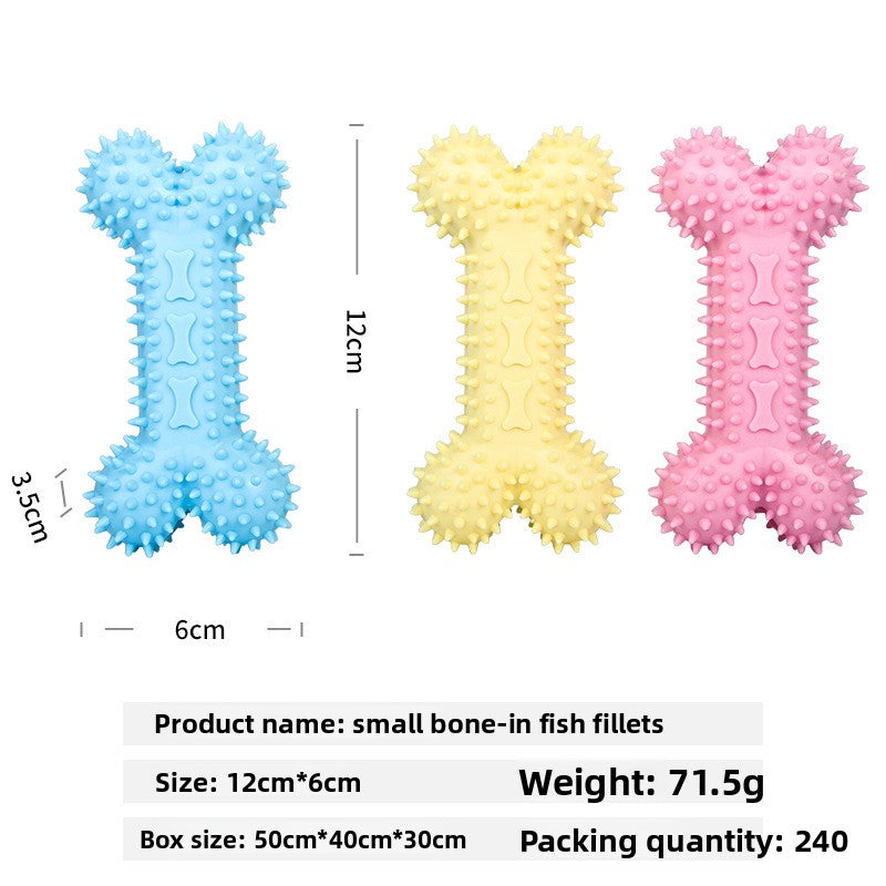 Dog Chew Toy with Multiple Shapes and Colors