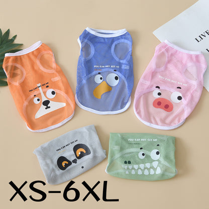 Dog Clothes Spring and Summer Cool Mesh Ves