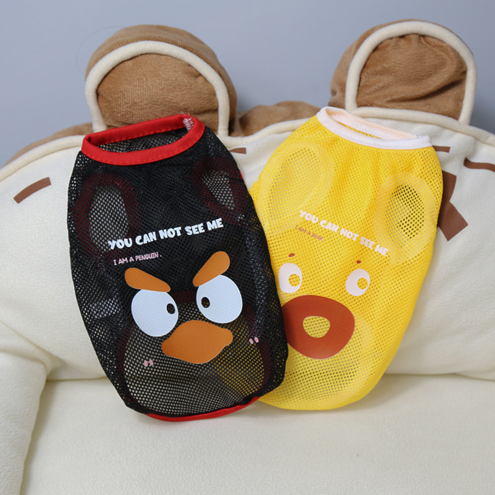 Dog Clothes Spring and Summer Cool Mesh Ves