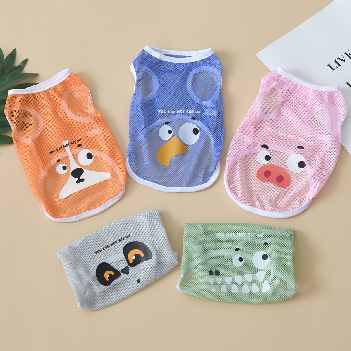 Dog Clothes Spring and Summer Cool Mesh Ves