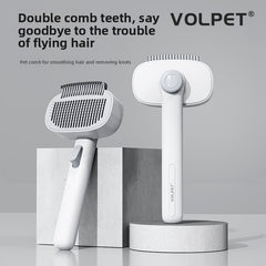Smooth hair detangling comb