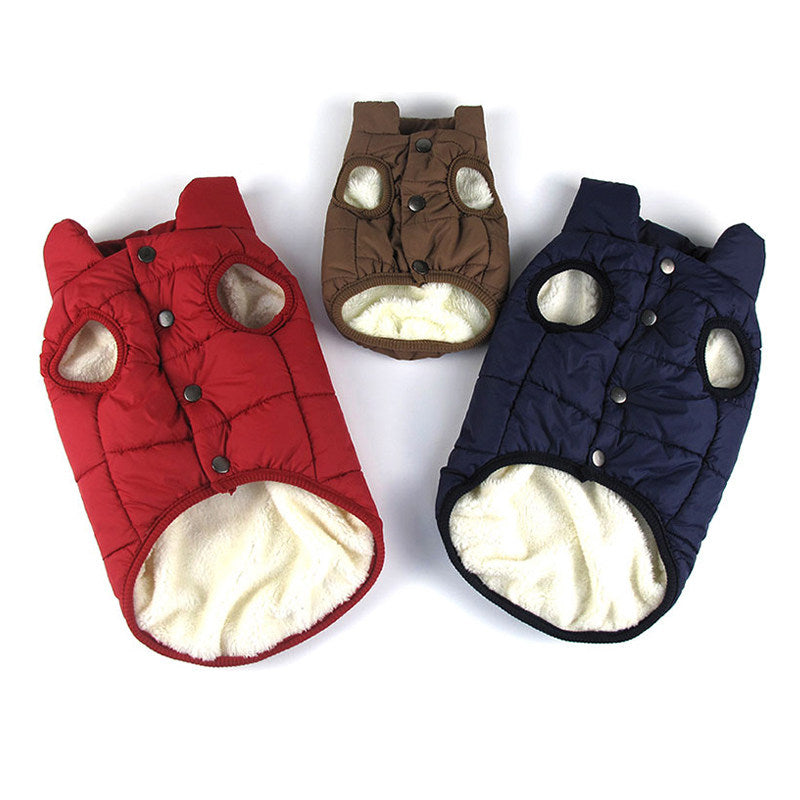 Dog cotton-padded clothes