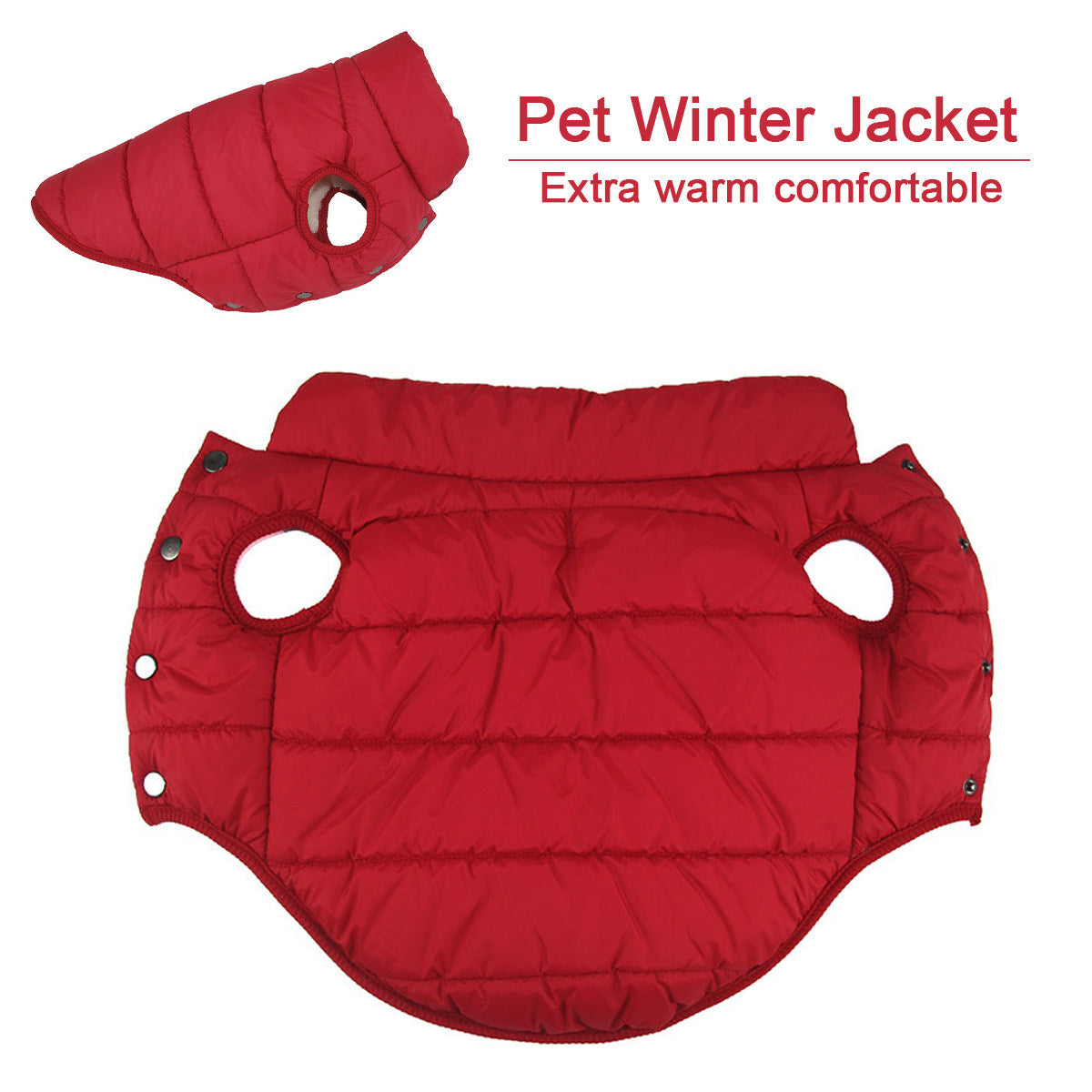 Dog cotton-padded clothes