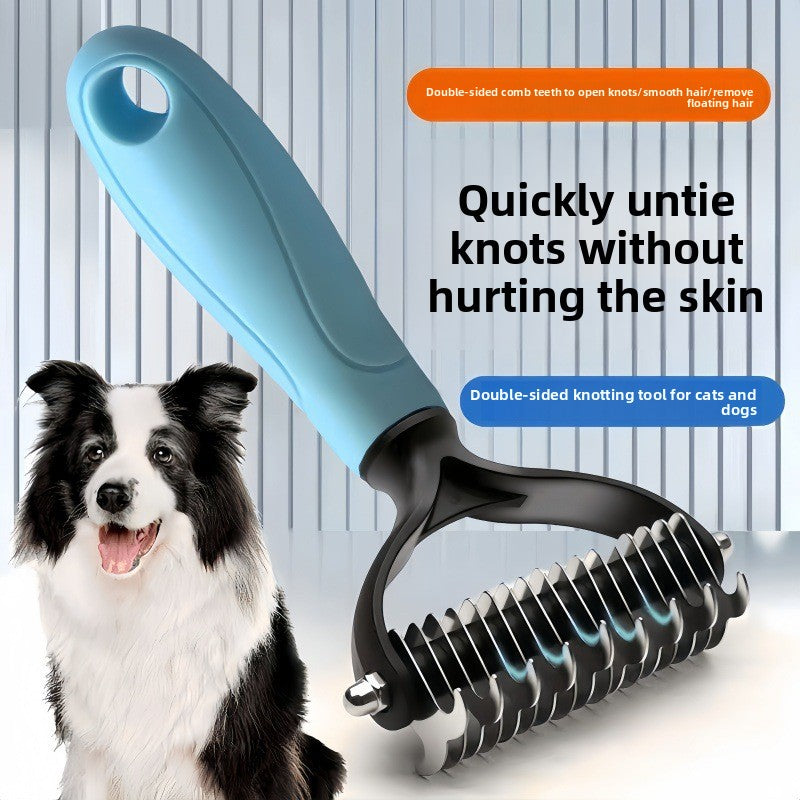 Dog Deshedding and Detangling Brush