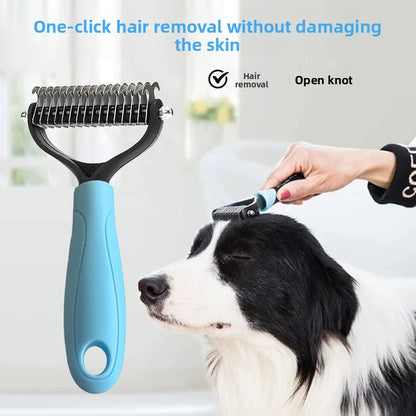 Dog Deshedding and Detangling Brush