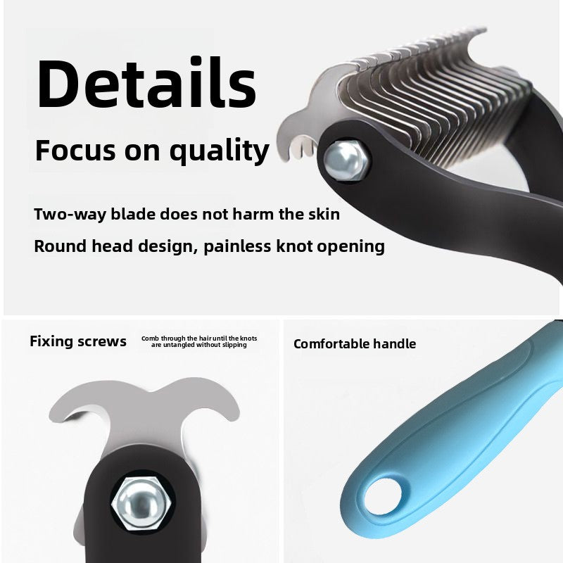 Dog Deshedding and Detangling Brush