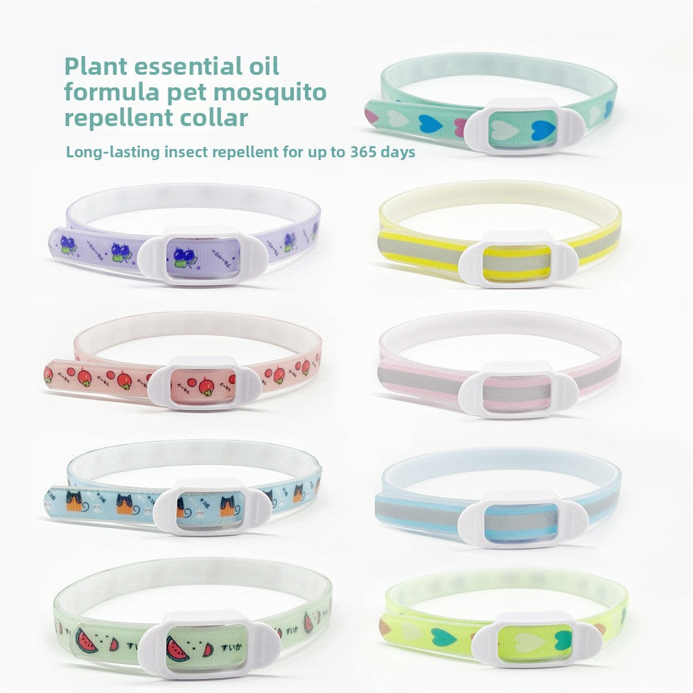 Dog deworming collar