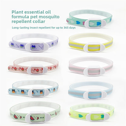Dog deworming collar