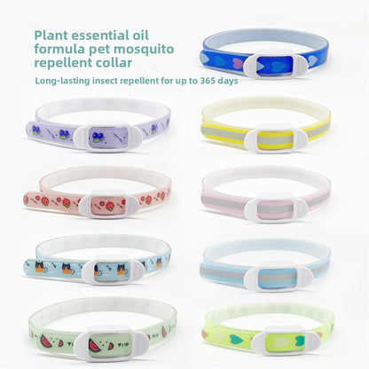 Dog deworming collar