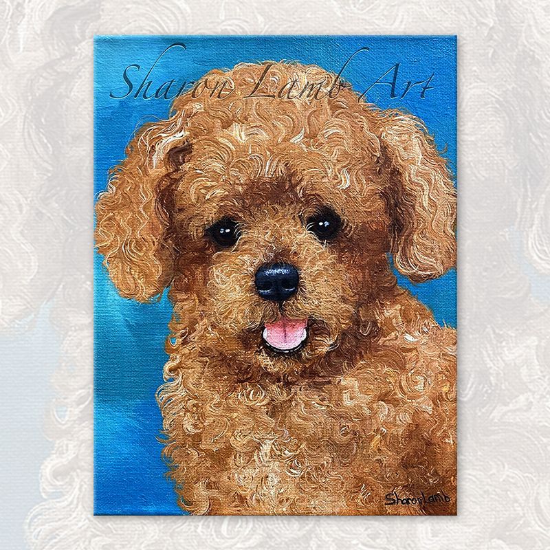 Dog Digital Acrylic Oil Painting Kit
