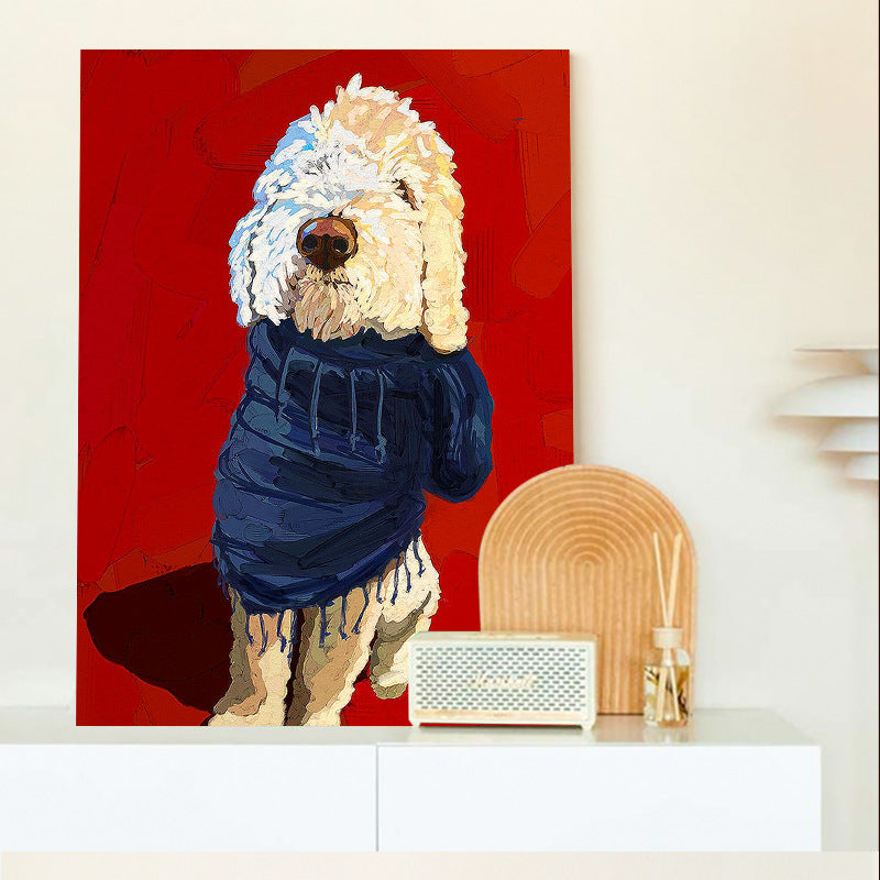 Dog Digital Acrylic Oil Painting Kit
