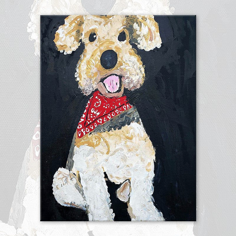 Dog Digital Acrylic Oil Painting Kit