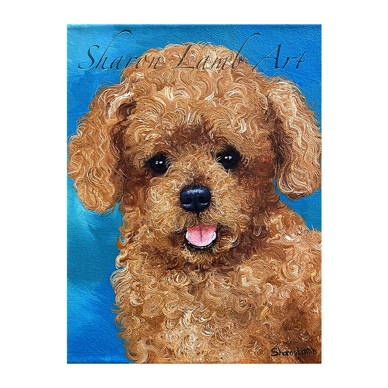 Dog Digital Acrylic Oil Painting Kit