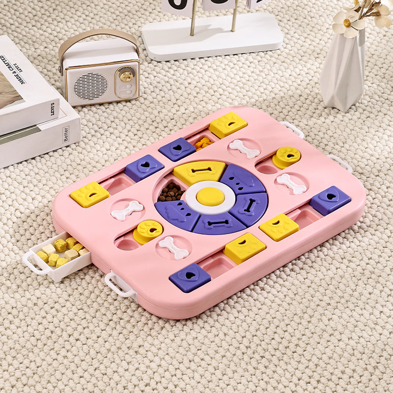 dog educational toy feeder