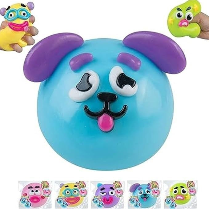 Dog Face Changing Squeeze Ball