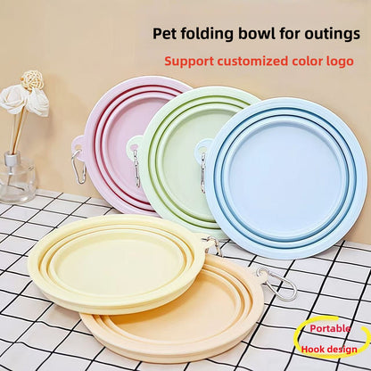 Dog folding bowl