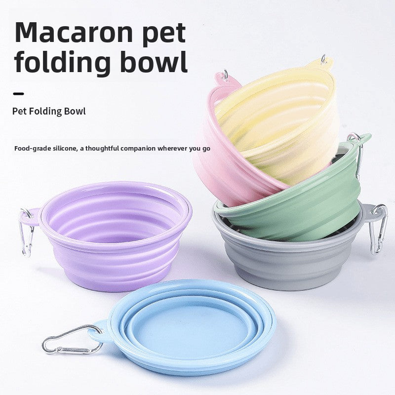 Dog folding bowl
