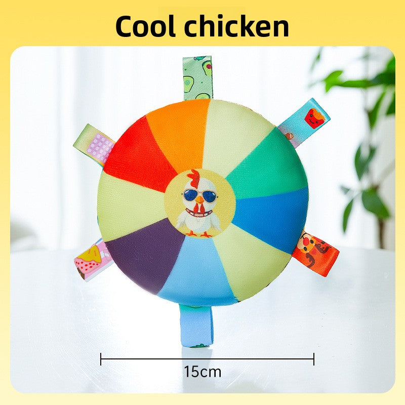 Dog frisbee toy plush sound interaction