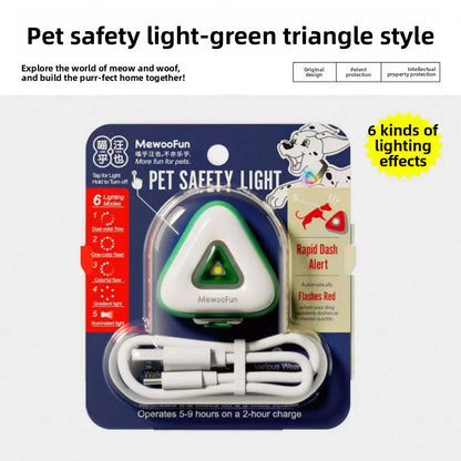 Dog glowing collar