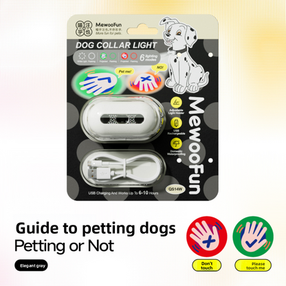 Dog glowing collar