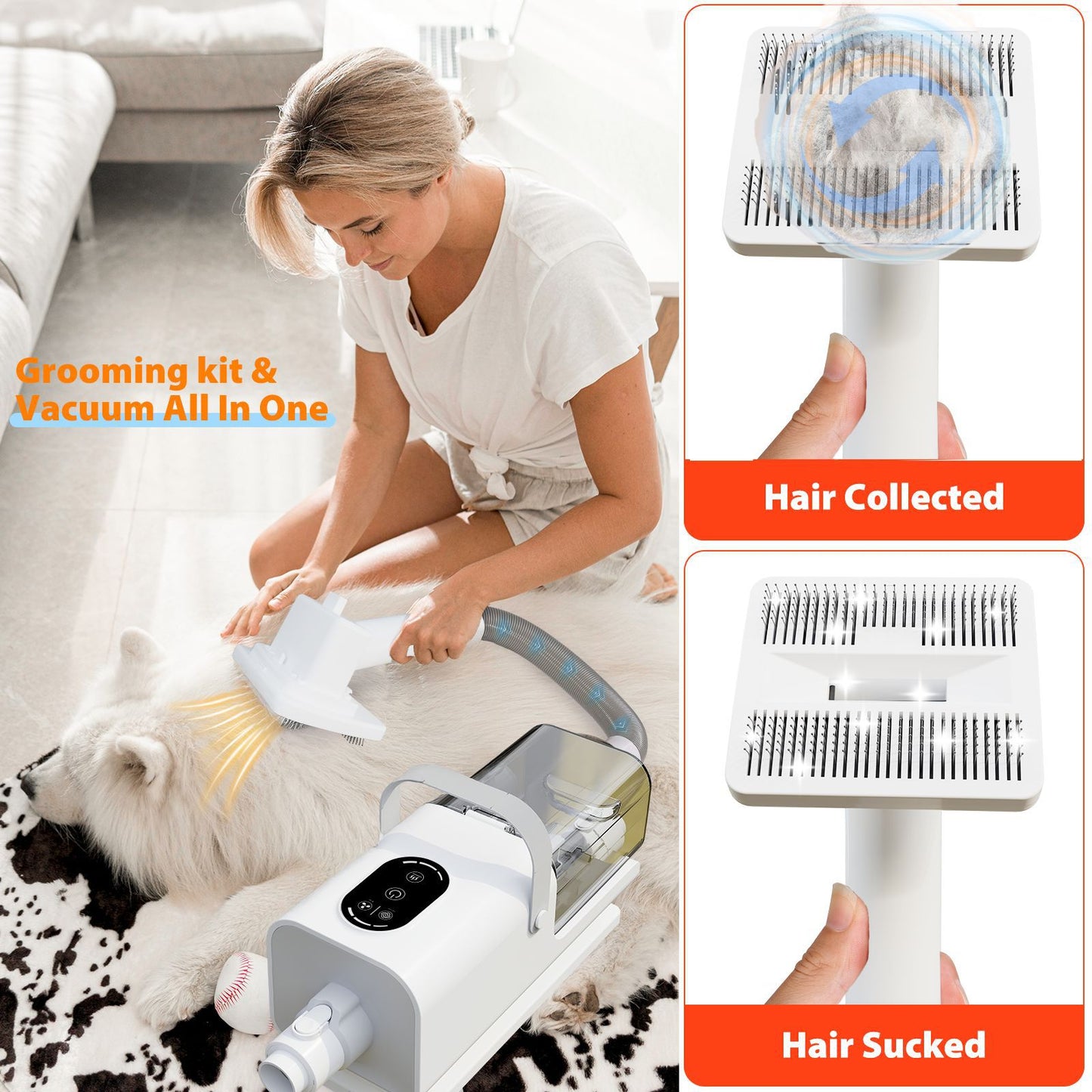 Dog Grooming Vacuum Cleaner with Strong Suction