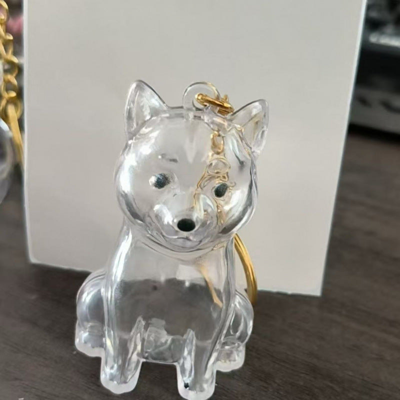 Dog Hair Storage Box Keychain