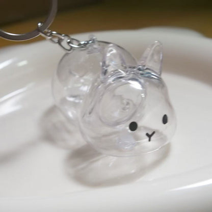 Dog Hair Storage Box Keychain