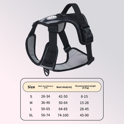 Dog Harness Vest-Style Leash Anti-Pull for Small Medium Large Dogs Reflective Leash