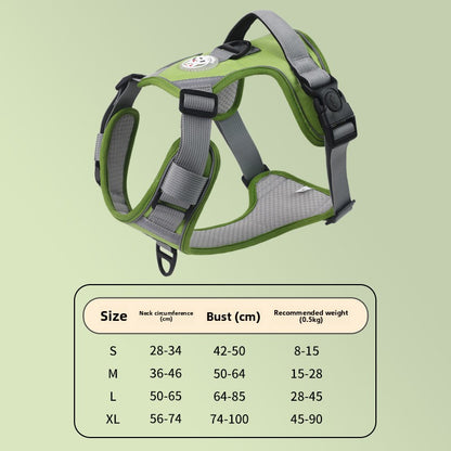 Dog Harness Vest-Style Leash Anti-Pull for Small Medium Large Dogs Reflective Leash